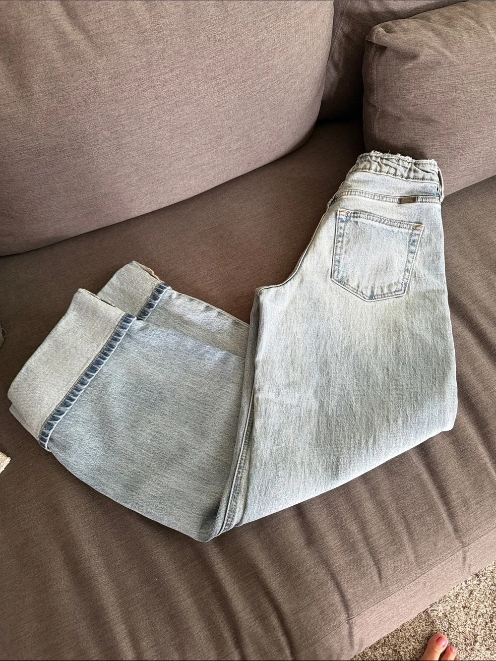 KanCan Light Wash Straight Leg Jeans